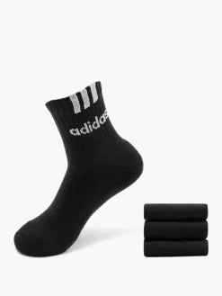 3 Streifen Linear 3er Pack Crew Socken