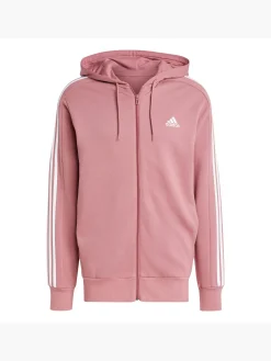 Essentials French Terry 3-Streifen Kapuzenjacke