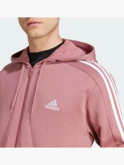 Essentials French Terry 3-Streifen Kapuzenjacke