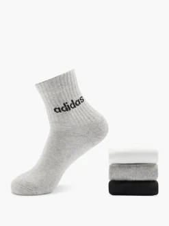 Essentials Linear 3er Pack Crew Socken