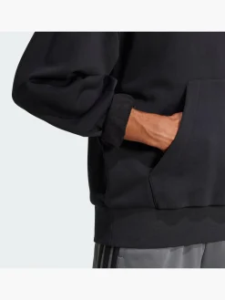 Essentials Loose-Fit 3-Streifen Logo French Terry Hoodie