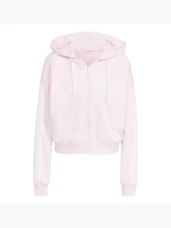 Essentials 3-Streifen French Terry Kapuzenjacke