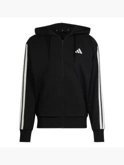 Essentials 3-Streifen French Terry Kapuzenjacke