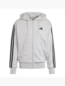 Essentials 3-Streifen French Terry Kapuzenjacke