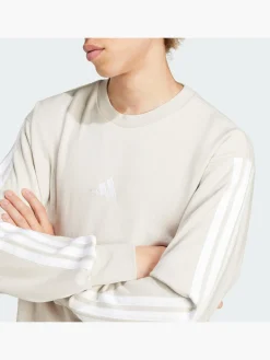 Essentials 3-Streifen French Terry Sweatshirt