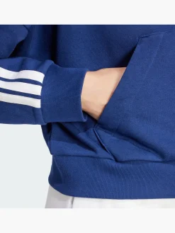 Essentials 3-Streifen French Terry Quarter-Zip Hoodie