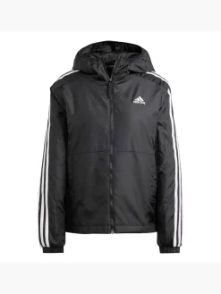 Essentials 3-Streifen Insulated Hooded Jacke