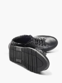 Hoher Leder Komfort Sneaker Sneaker