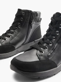 Hoher Leder Komfort Sneaker Sneaker