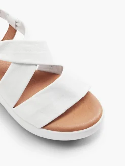 Leder Keilsandalette