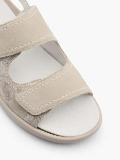 Leder Komfort Keilsandalette