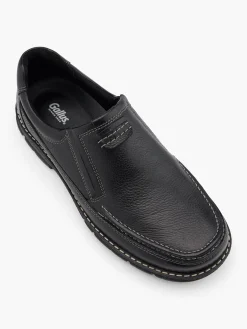 Leder Komfort Slipper