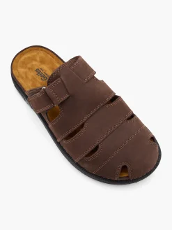 Leder Pantolette