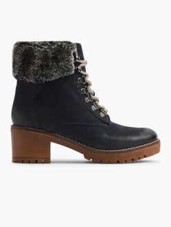 Leder Schnürstiefelette