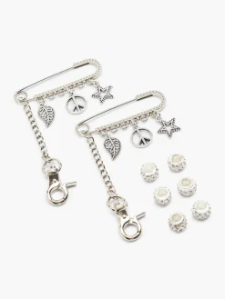 Schuhdekoration aus Edelstahl