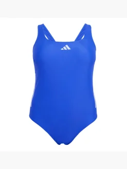 3-Streifen C-Back Badeanzug – Große Größen