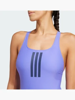 3-Streifen V-Back Badeanzug